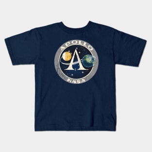 Apollo Program Vintage Insignia Kids T-Shirt